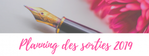 sorties 2019
